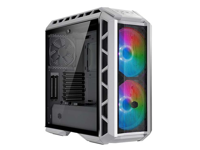 クーラーマスター、200mm ARGBファンをデュアルで搭載したミドルタワー