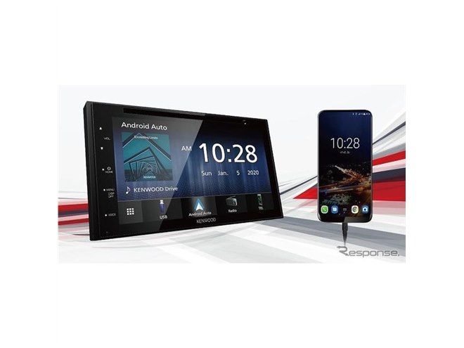 ケンウッド、Apple CarPlay/Android Auto対応のディスプレイオーディオ