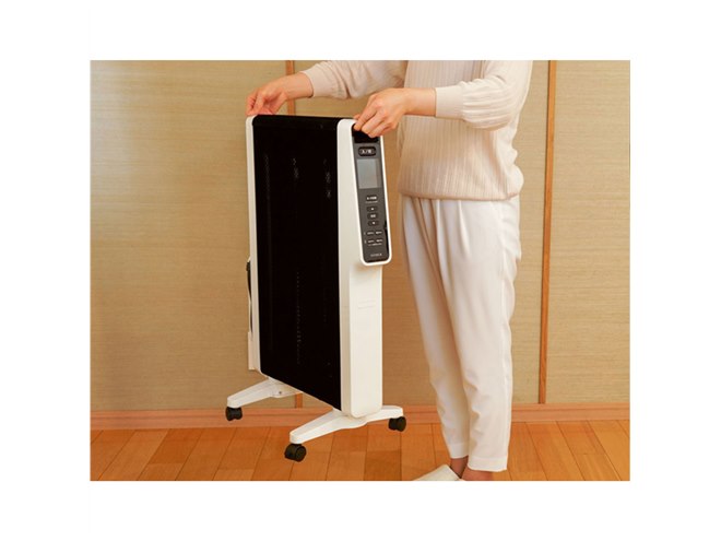 シロカ、軽量4.8kgで部屋を移動して使用できる「遠赤軽量ヒーター すぐ
