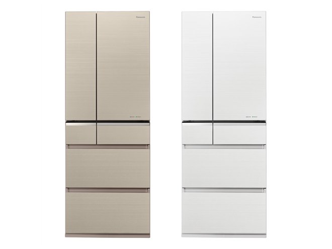 パナソニック、「微凍結パーシャル」を搭載した6ドア冷蔵庫2機種