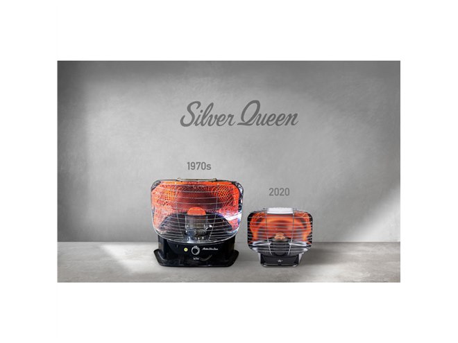 Aladdin、1970年代の石油ストーブ「シルバークイーン」がポータブル