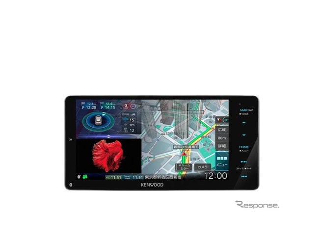 新・HD描画マップ」で地図表示が大幅進化、彩速ナビ タイプM新モデル