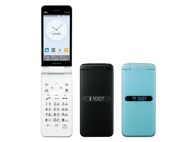 au、「＋メッセージ」を利用できる4Gタフネスケータイ「GRATINA KYF42
