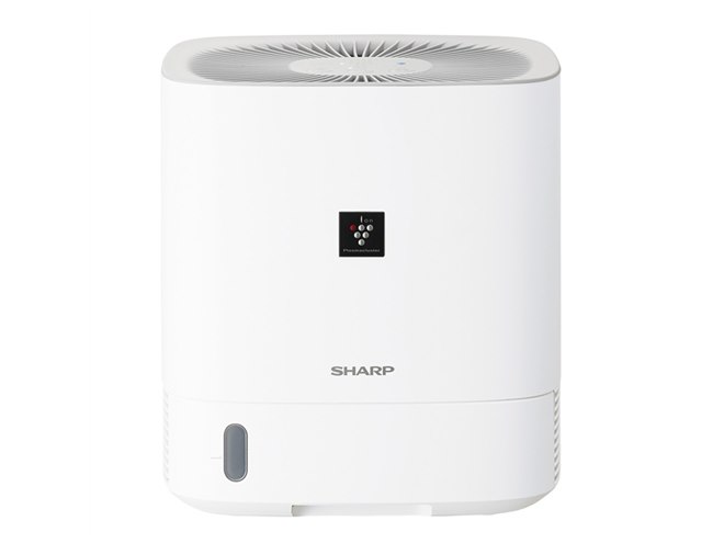 シャープ、物干しラック下に置ける高さ約32cmのプラズマクラスター衣類