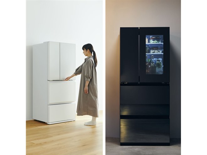 ツインバード、「背伸びせず使える冷蔵庫」「中身が見える冷蔵庫」を各