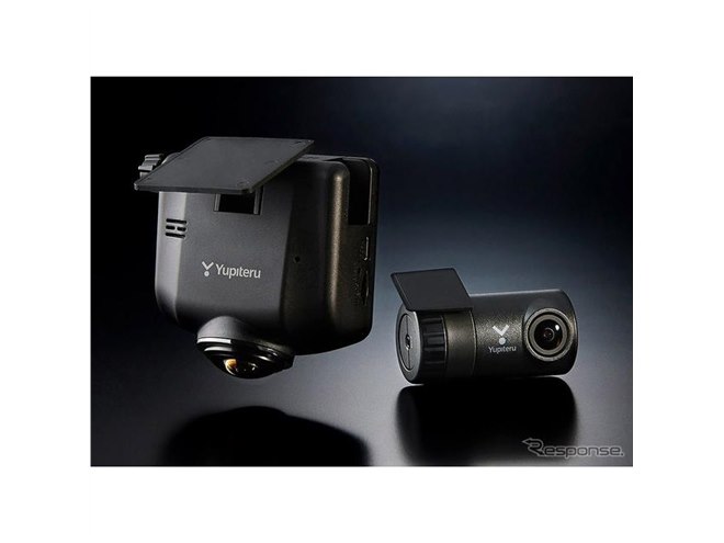 360°＆リアカメラドラレコ「マルミエ」、駐車監視機能を強化した量販店