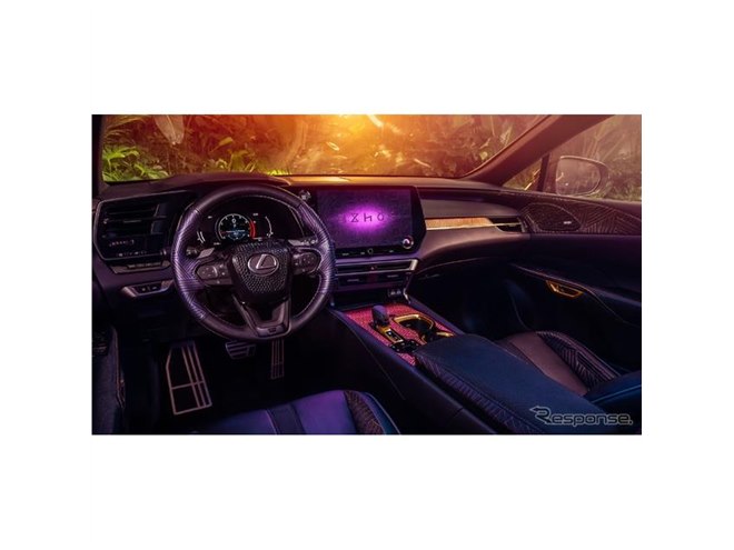 レクサス RX 新型に『ブラックパンサー』仕様、映画の世界観を表現
