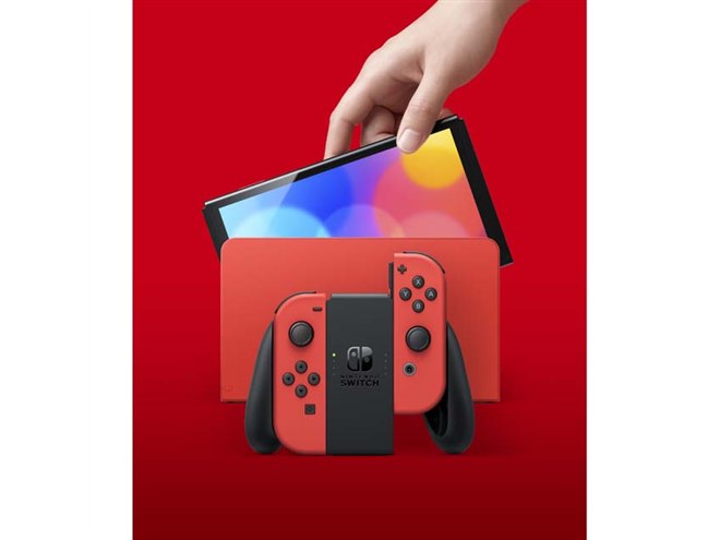 任天堂、“マリオの赤”がモチーフの「Nintendo Switch（有機ELモデル
