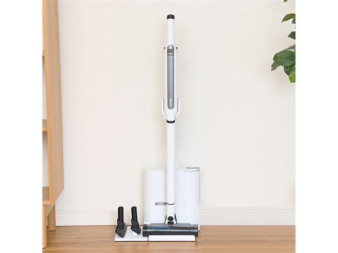 Shark、「自動ゴミ収集ドック」搭載のスタンダードコードレス掃除機を