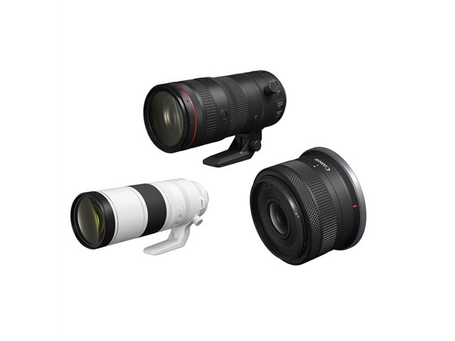 キヤノン、「RF24-105mm F2.8 L IS USM Z」などレンズ3製品を本日12月8