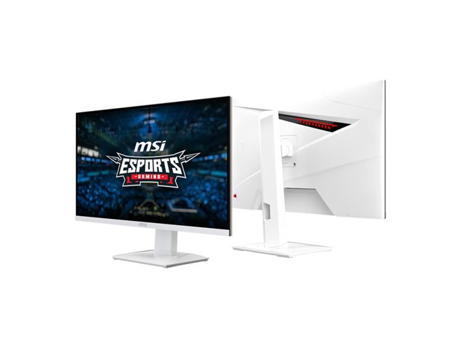 MSI、27型RAPID IPSパネル搭載のホワイトゲーミングモニター3機種