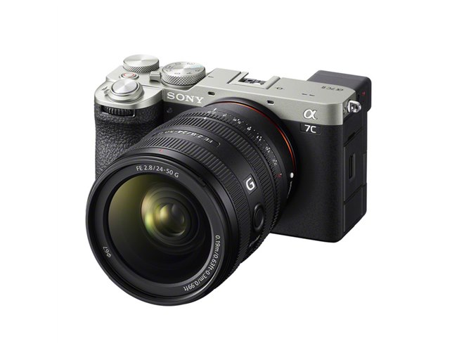 ソニー、小型軽量で開放F値2.8の大口径標準ズームGレンズ「FE 24-50mm