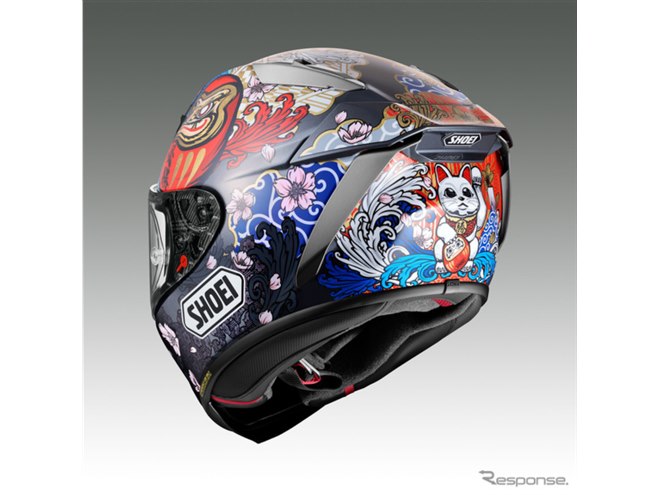 SHOEI『X-Fifteen』マルケス選手モデルの新作は「モテギ」…日本GP限定
