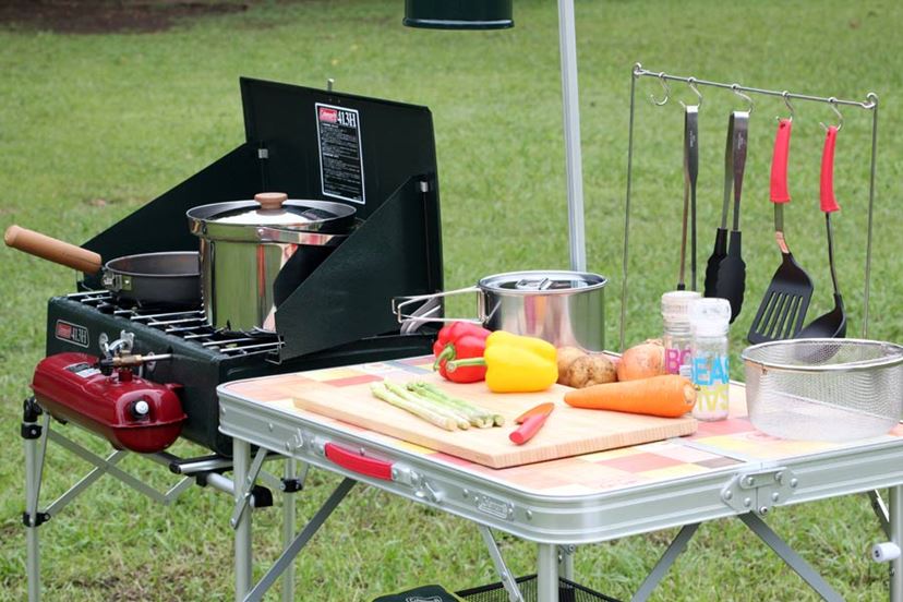 コールマン オールインワンキッチン＆ツーバナーコンロ コールマン