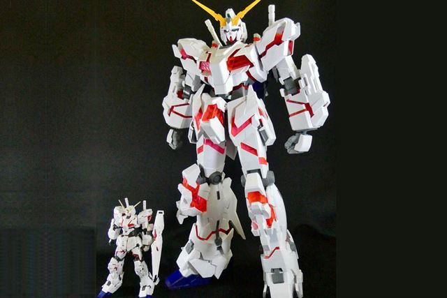 BANDAI メガサイズモデル 1/48 ユニコーンガンダム デストロイモード