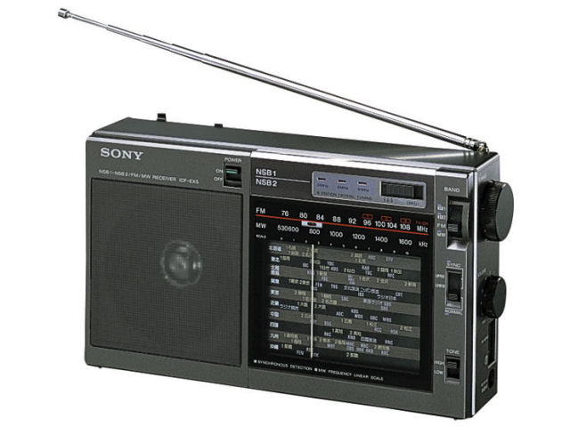 SONY ICF-EX5 FM/MW/NSB対応 高感度ポータブルラジオ SONY ICF-EX5 FM