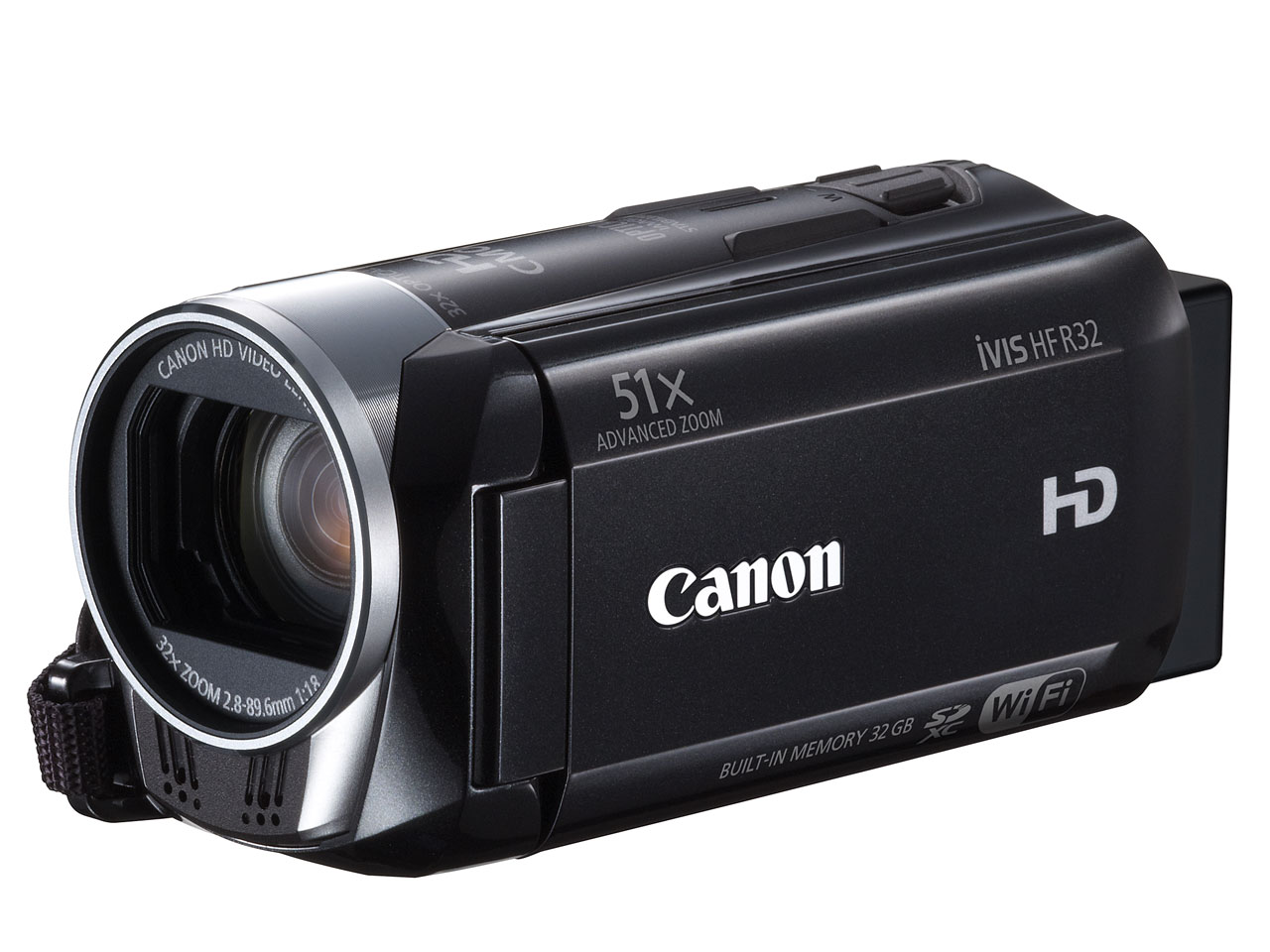 キヤノン Canon ビデオカメラ iVIS HF R62 光学32倍ズーム Amazon.co