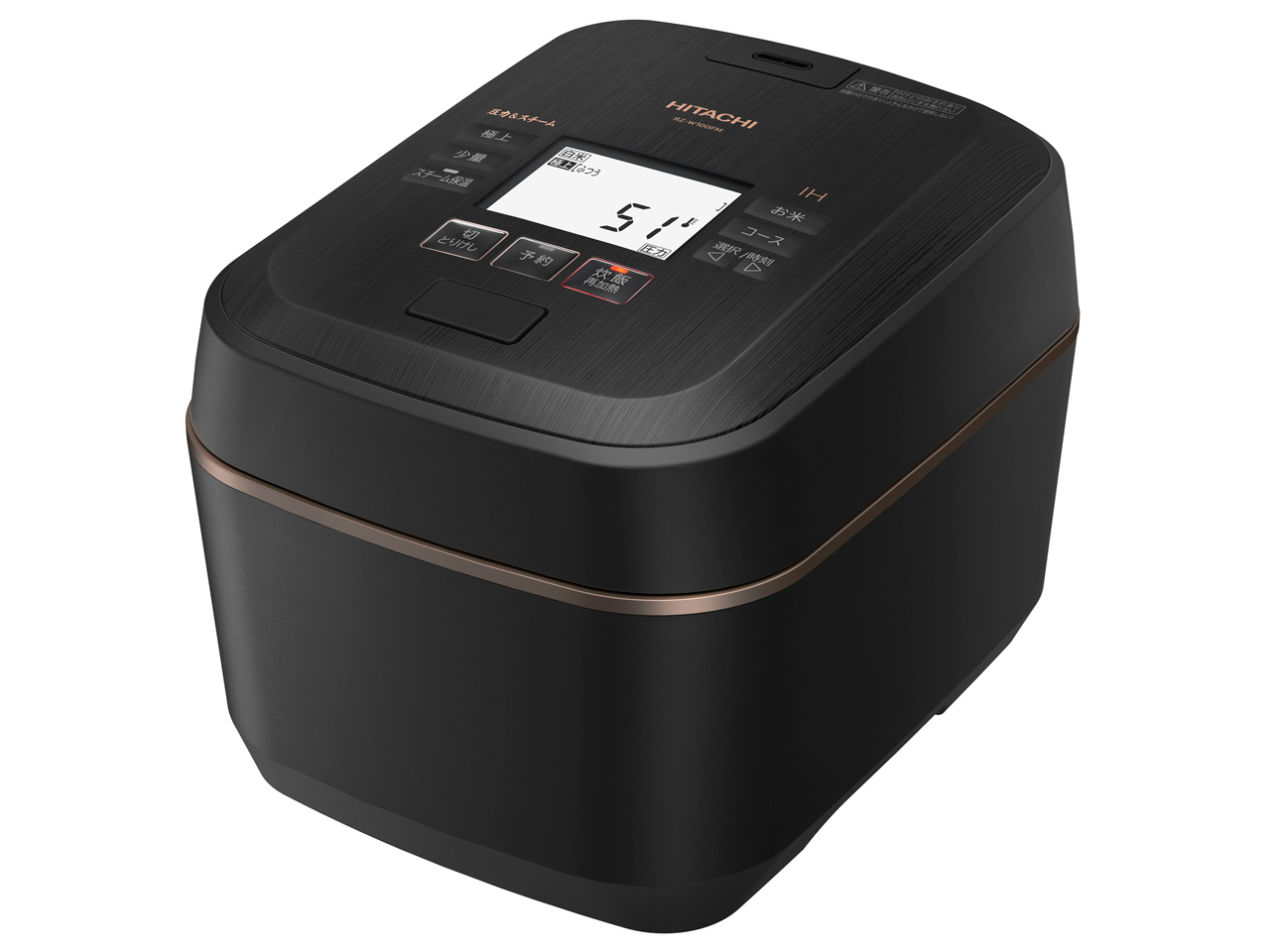 日立 沸騰鉄釜 ふっくら御膳 RZ-W100GM(K) [漆黒] 価格比較 - 価格.com