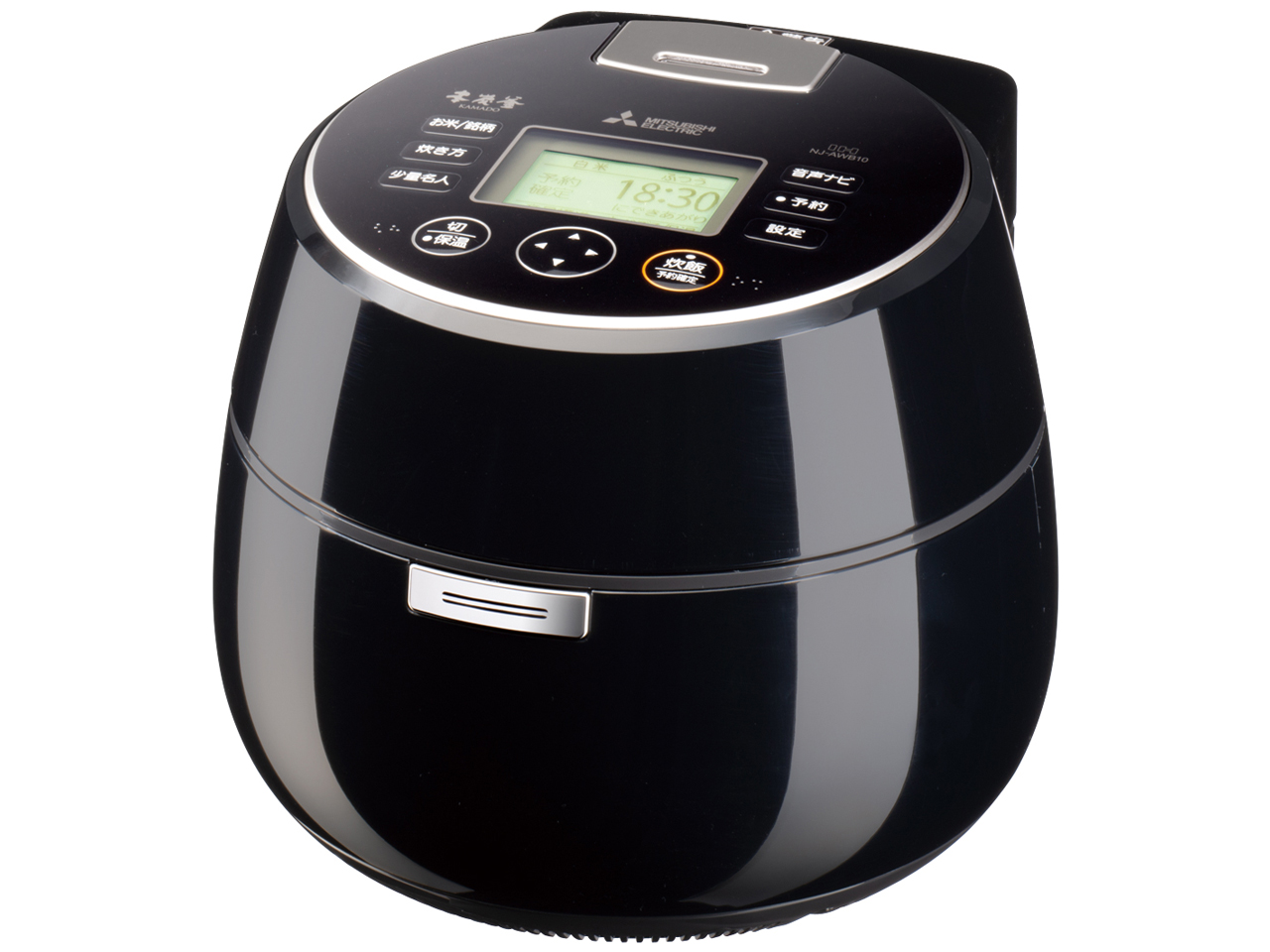 三菱電機 本炭釜 KAMADO NJ-AWB10-B [黒曜] 価格比較 - 価格.com