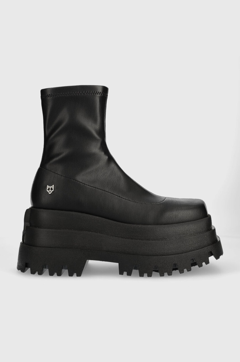 Naked Wolfe ankle boots Sassy women's black color at PRM US