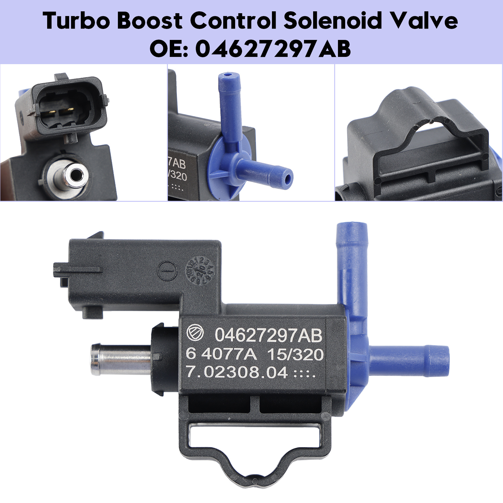 Turbo Boost Control Solenoid Valve for Fiat 500X 124 Spider 1.4L