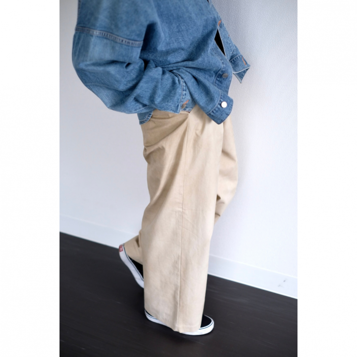 I AM DORK /アイアムドーク work pants BEIGE