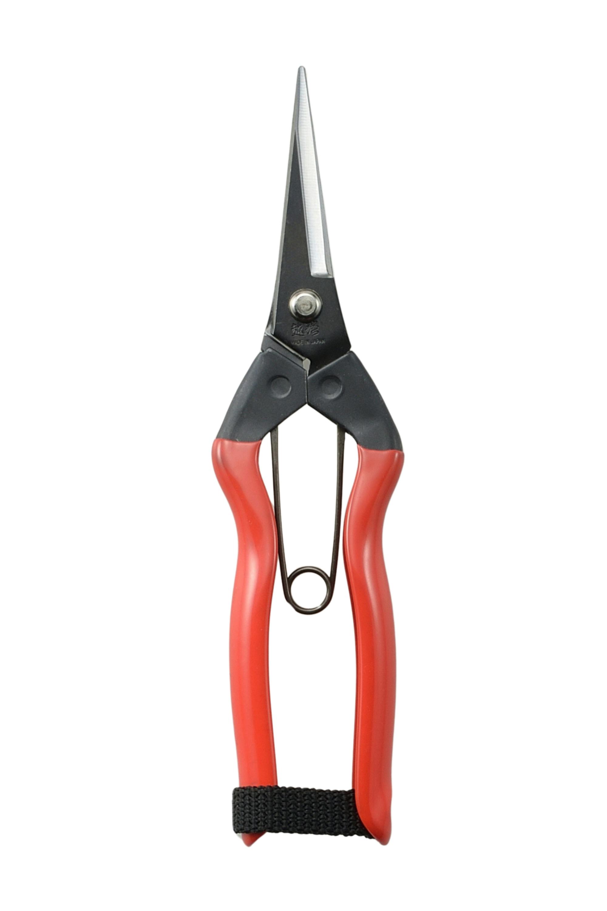 越路×TAKAGI 芽切・摘果鋏 185mm 園芸用はさみ 果実・菜園用 薄刃 軽量