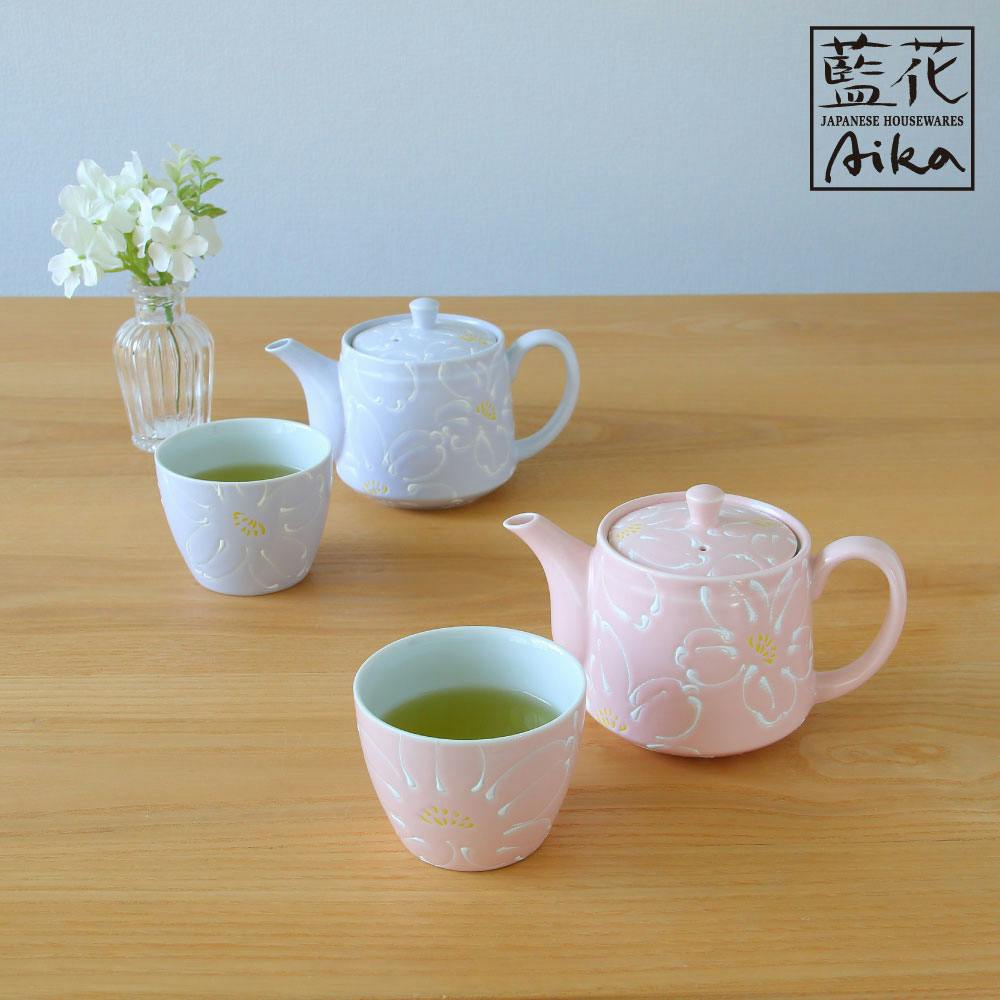 花霞 ポット 波佐見焼 藍花【ティーポット 急須 460ml 食器 日本製