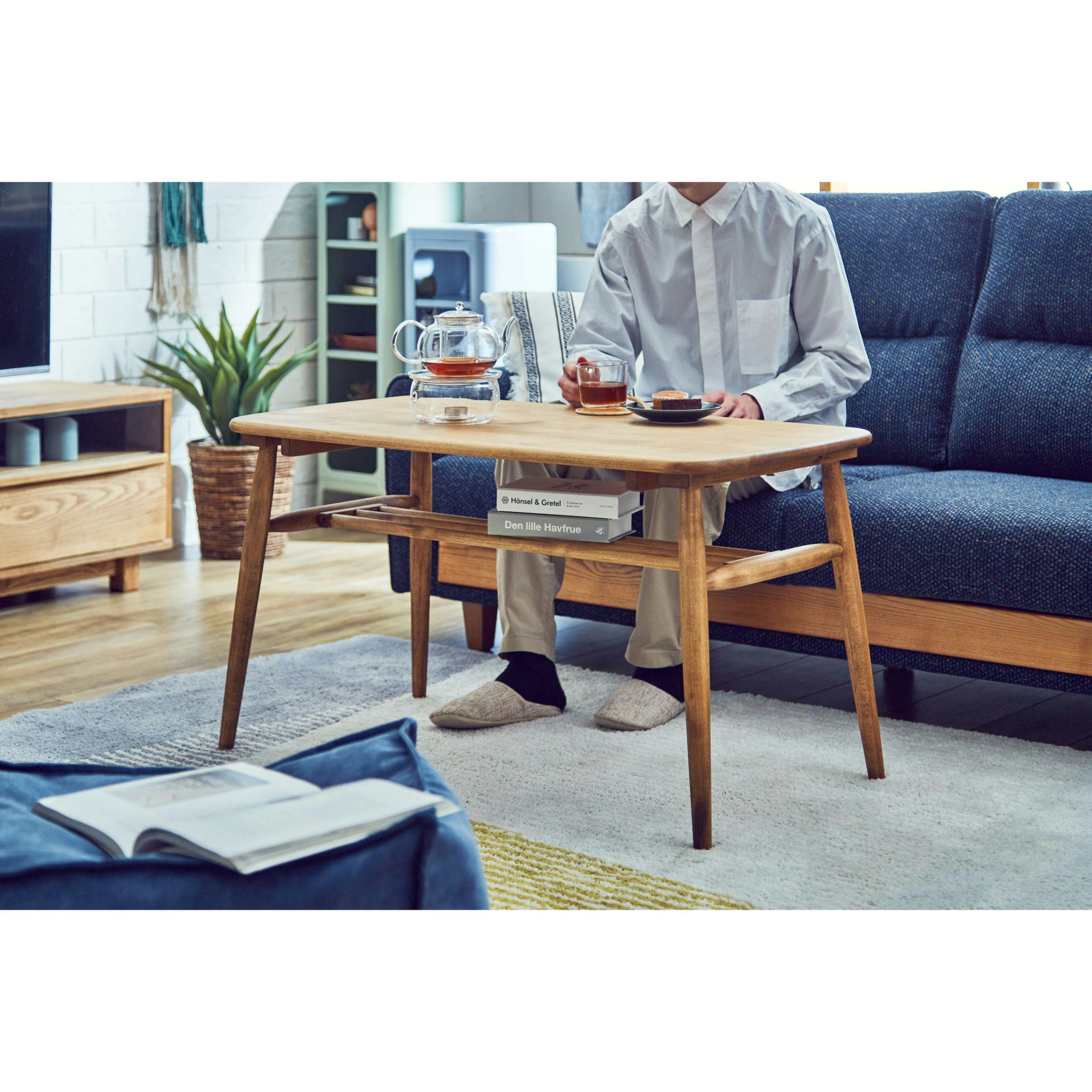 nora. センターテーブル ロジー ナチュラル 北欧 リビングテーブル