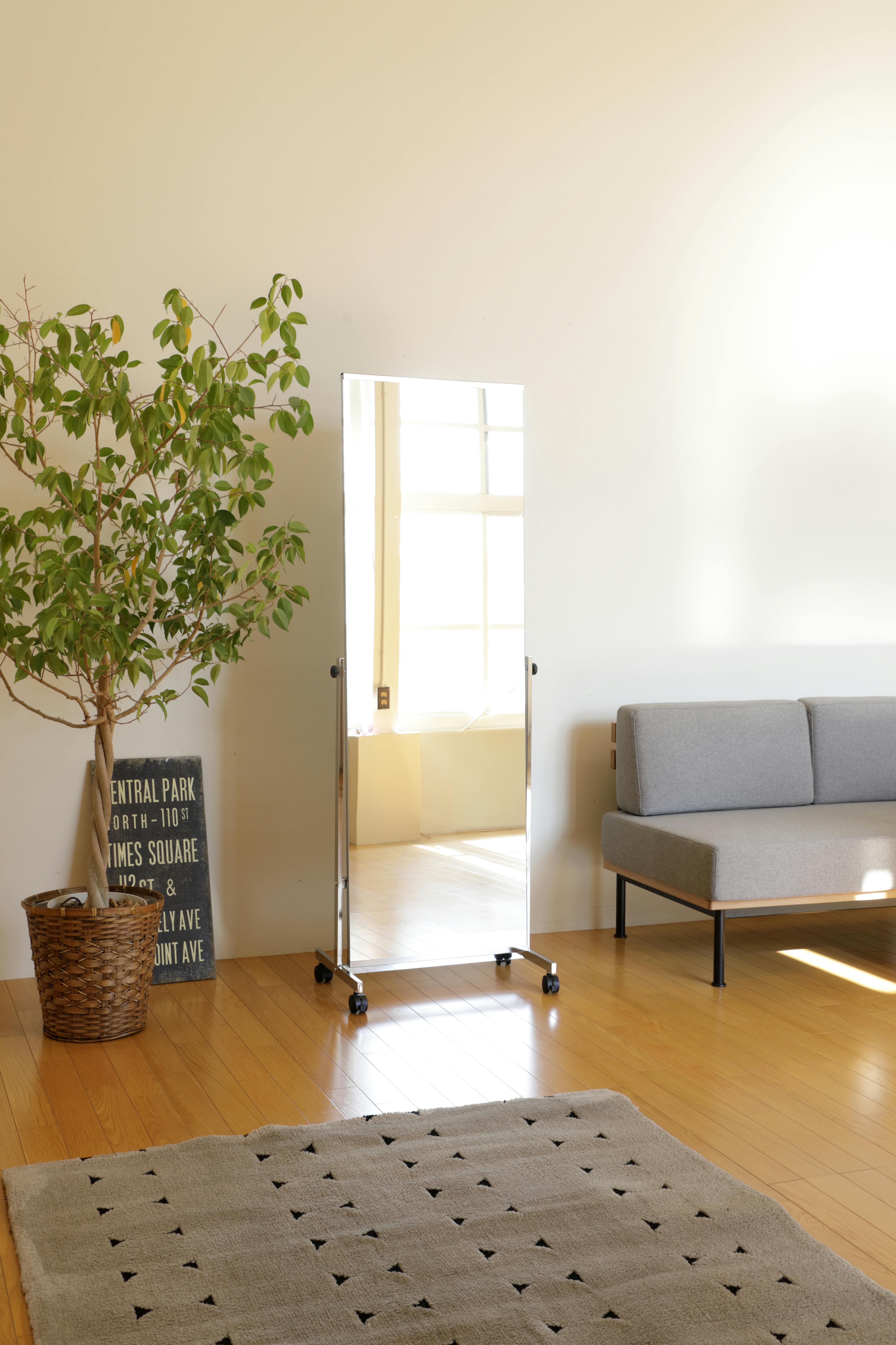 KOEKI 弘益 UTILITY P-1126M スタンドミラー 57×36×158.5 鏡：50×147