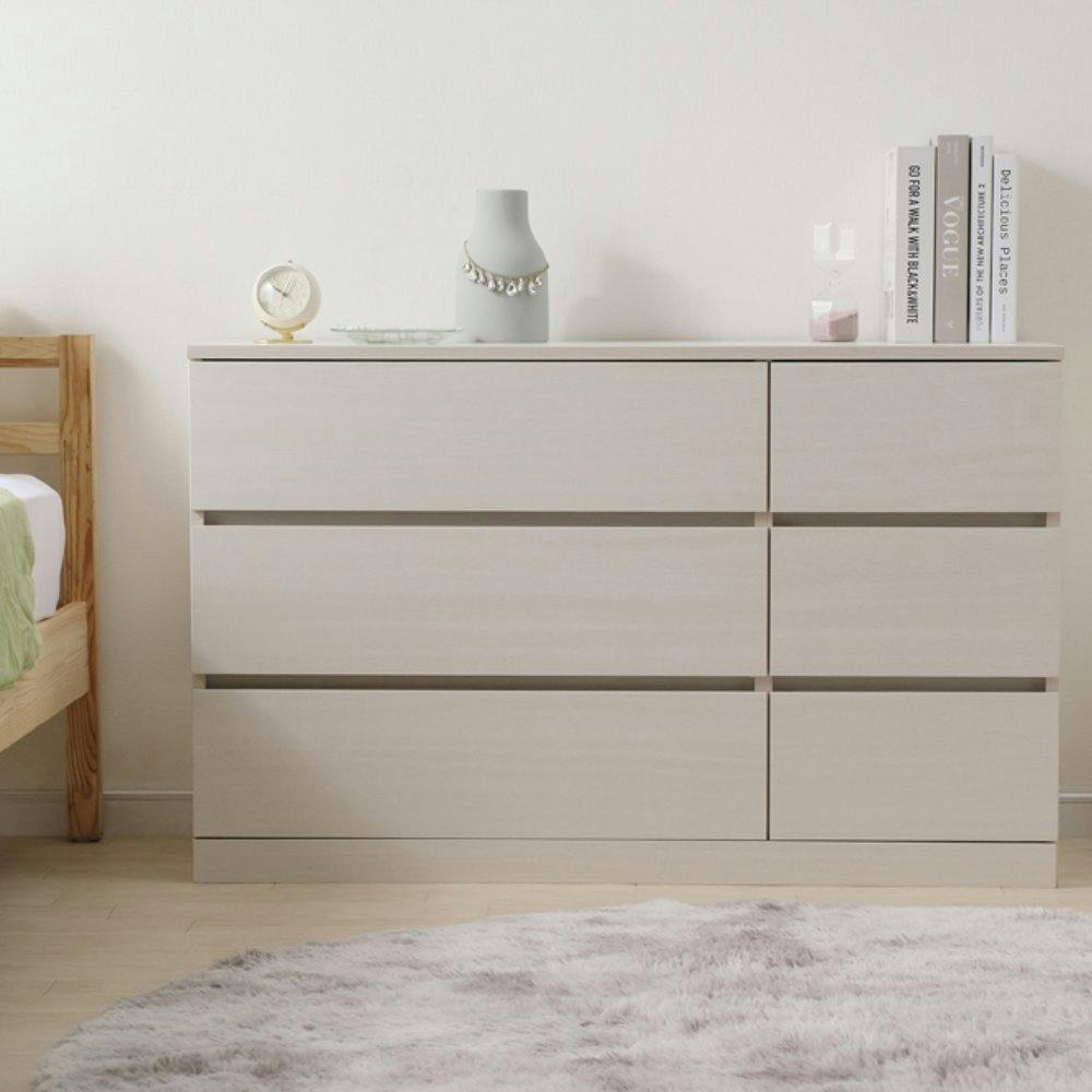 アイリスオーヤマ ウッドチェスト ロータイプ WCH-1090L オフホワイト