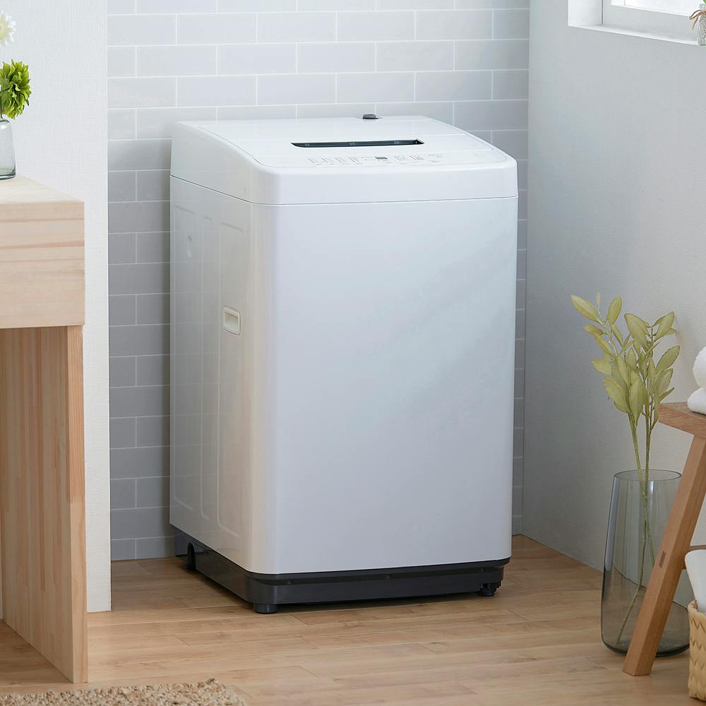 アイリスオーヤマ 全自動洗濯機 6.0kg IAW-T606-W ホワイト 洗濯機