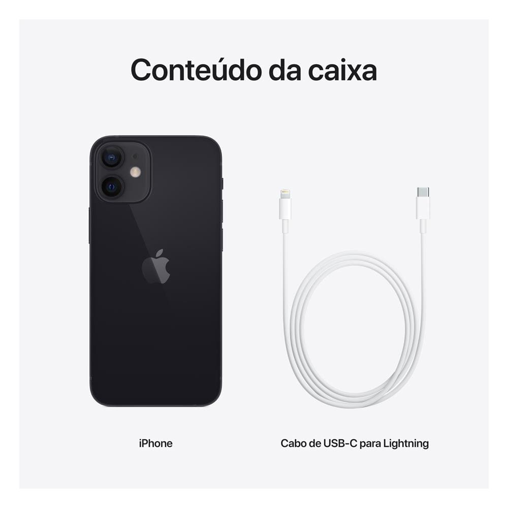 iPhone 12 mini Apple 64GB Preto | Extra