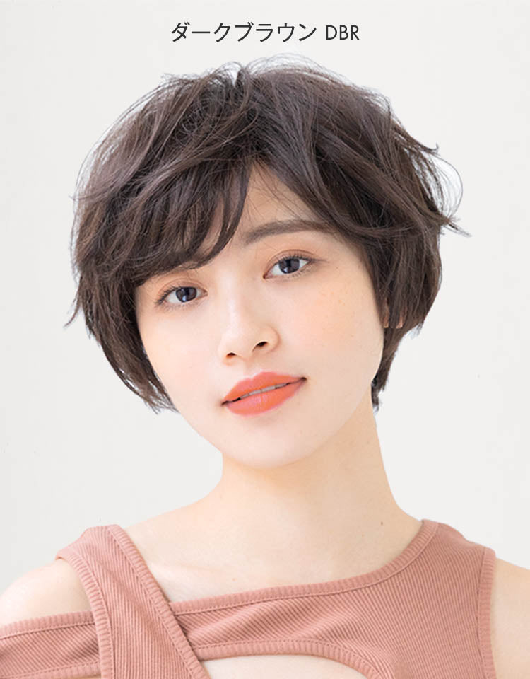 天使のカジュアルショート 総手植えフルウィッグ ショート｜リネアストリア