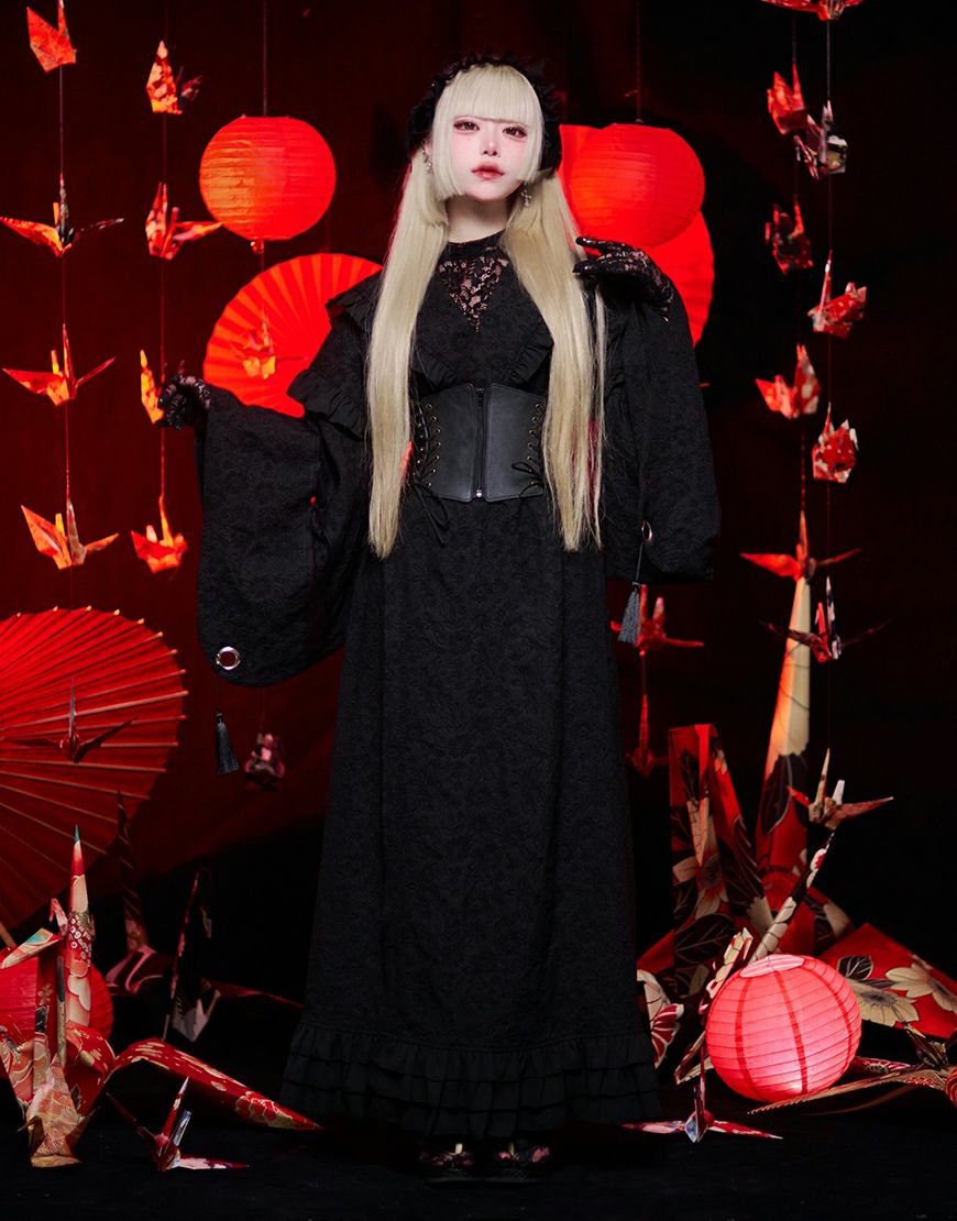 ililil【イルイルイル】はんなり地雷ちゃん着物セーラー/全1色