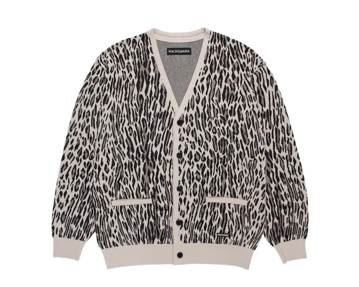 WACKO MARIA(ワコマリア)｜LEOPARD JACQUARD CARDIGAN ( TYPE-2