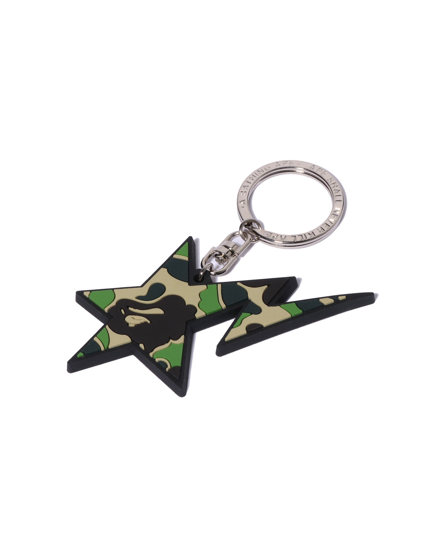 A BATHING APE® Abc Camo STA Rubber Keychain | Bape official