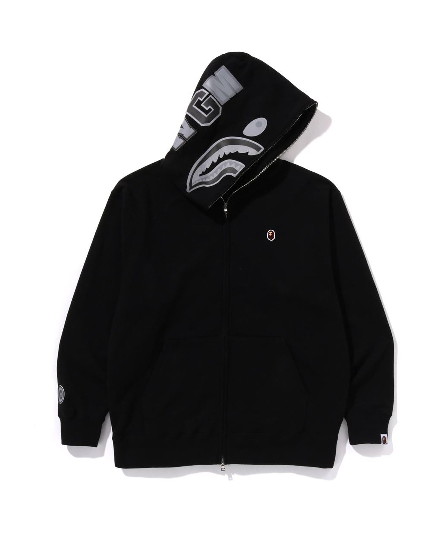 A BATHING APE® One Point Ape Head Shark Relaxed Fit Full Zip