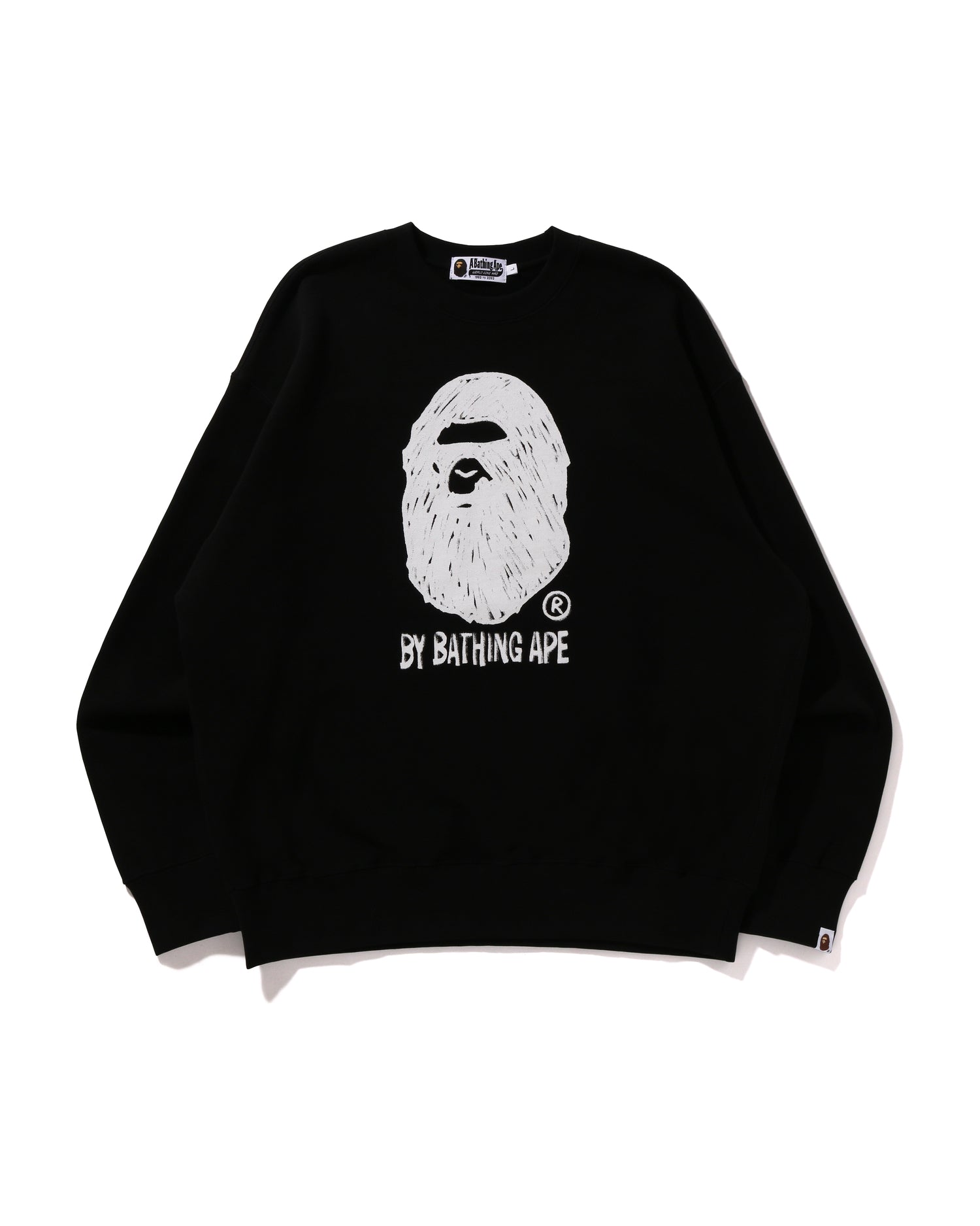 A BATHING APE® Hand Draw Ape Head Crewneck | Bape official website