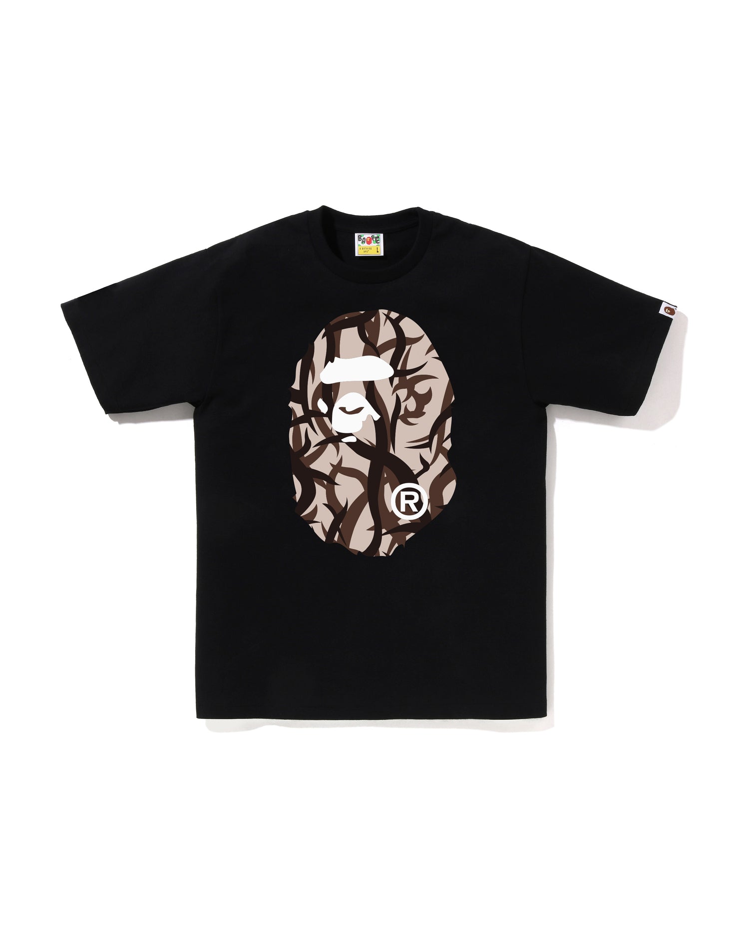 A BATHING APE® Trial Camo Big Ape Head Tee | Bape official website