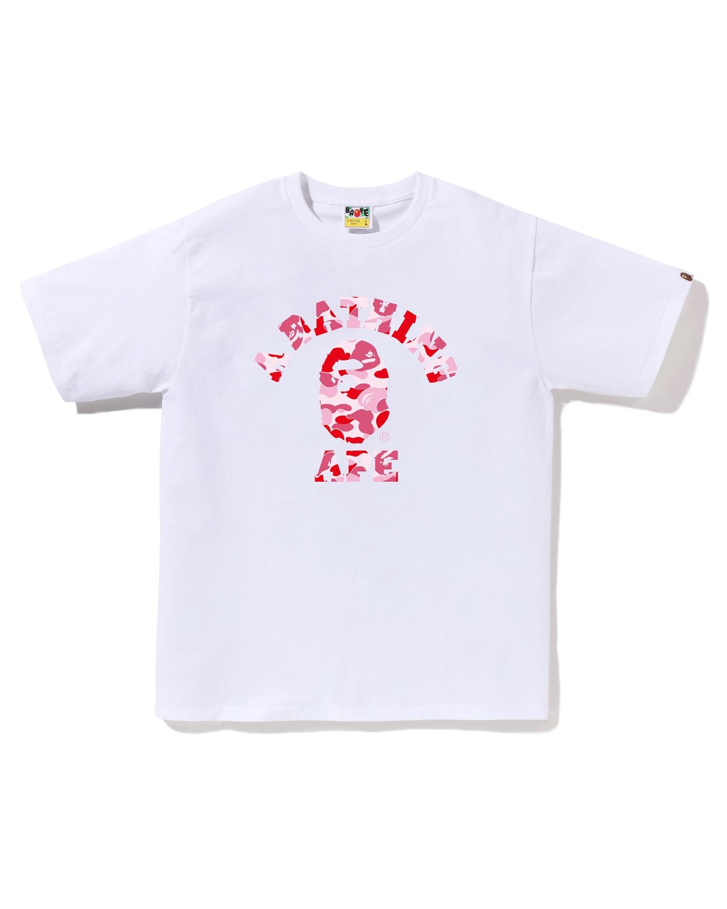 A BATHING APE® Abc Camo College Tee | Bape official website – INT