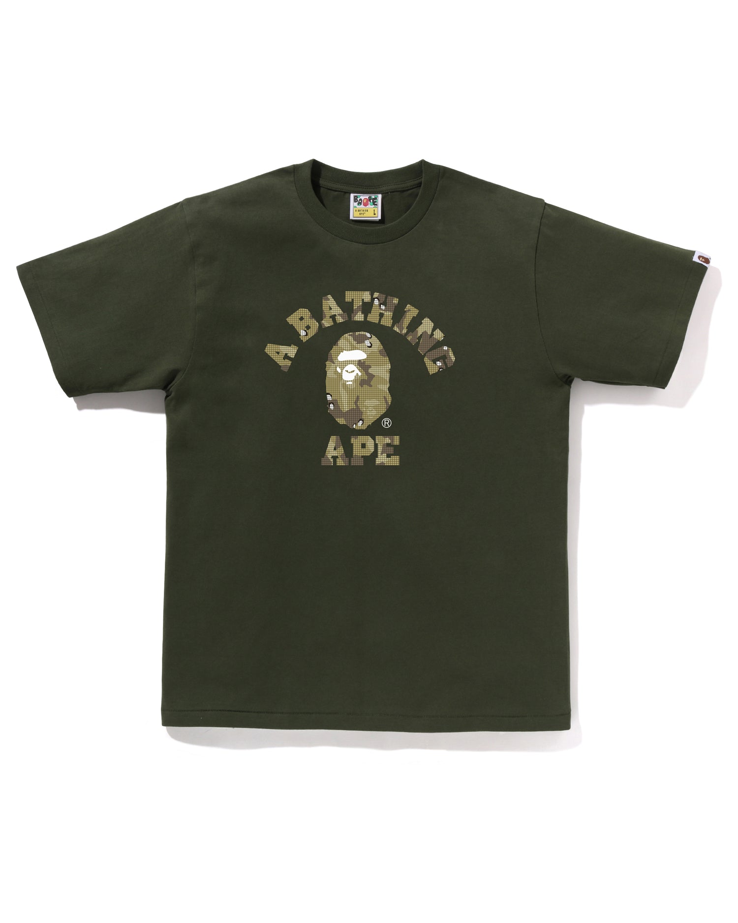 A BATHING APE® Bitmap College Tee | Bape official website – INT