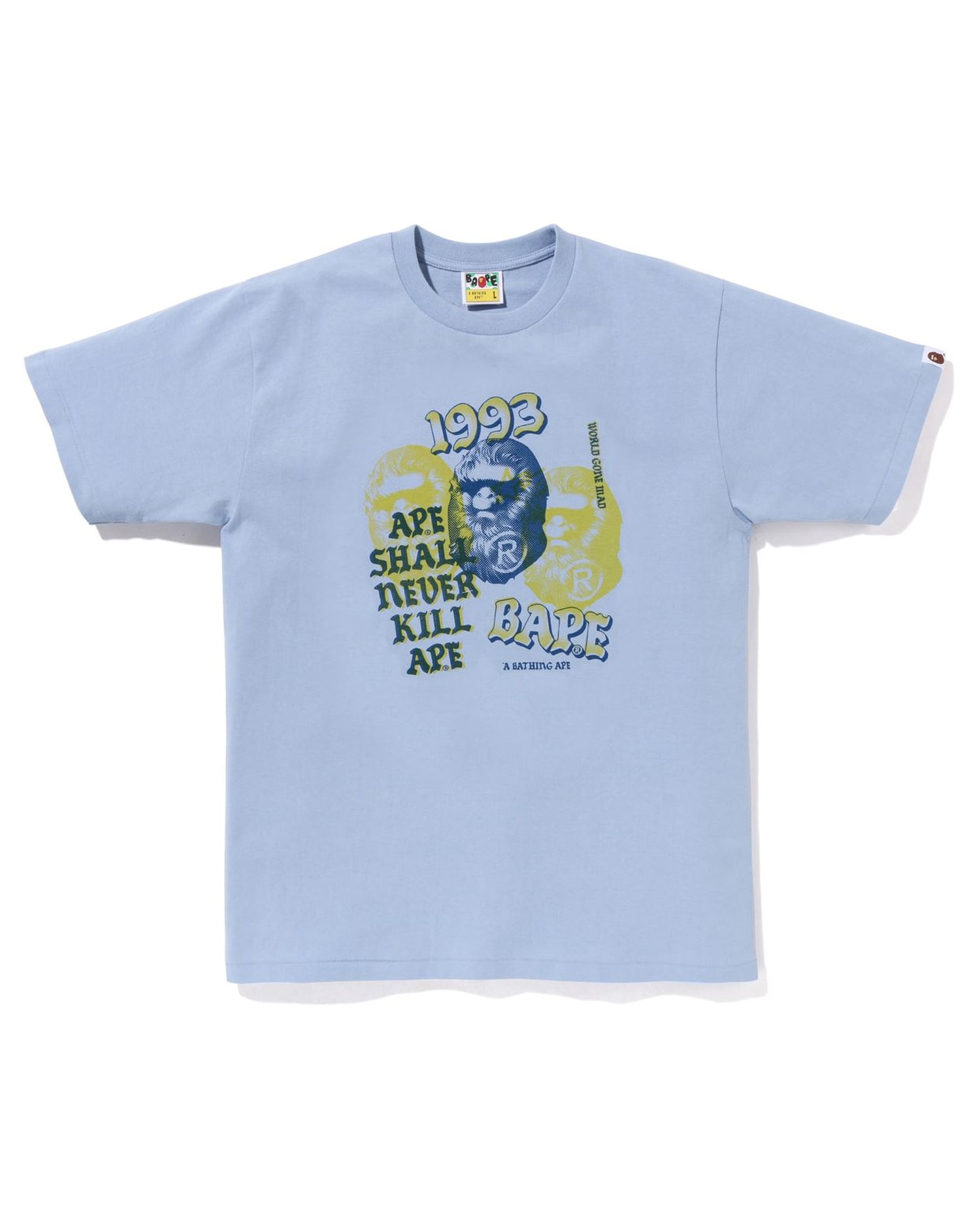 A BATHING APE® Pigment Three Ape Head Tee | Bape official website