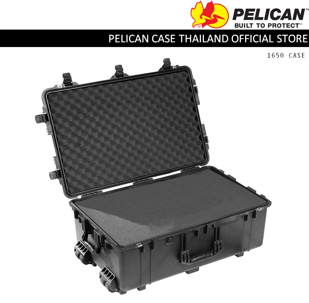 PELICAN 1650 CASE WITH FOAM - BLACK - Pelican Thailand