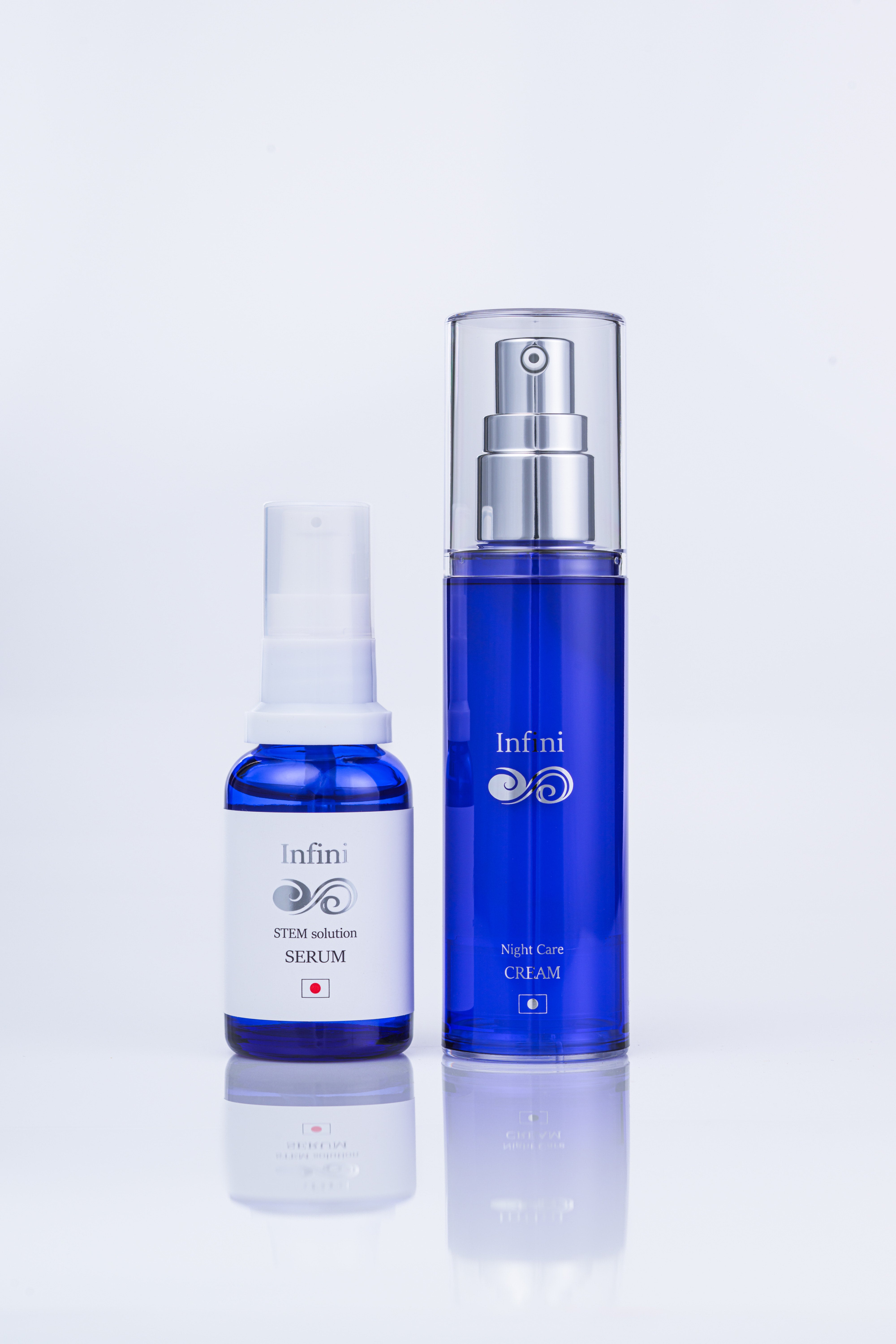 2-Piece Skincare Set: 1×Infini Stem Solution Serum/1×Night Care