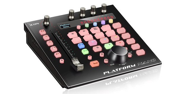 iCON Platform Nano | 必須な制作作業のみ集約した DAW コントローラー