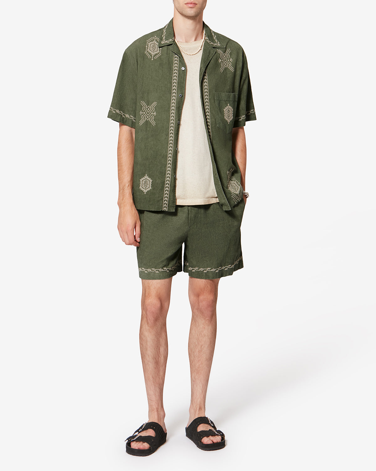 ZILAN ショートパンツ メンズ light khaki | ISABEL MARANT 公式サイト