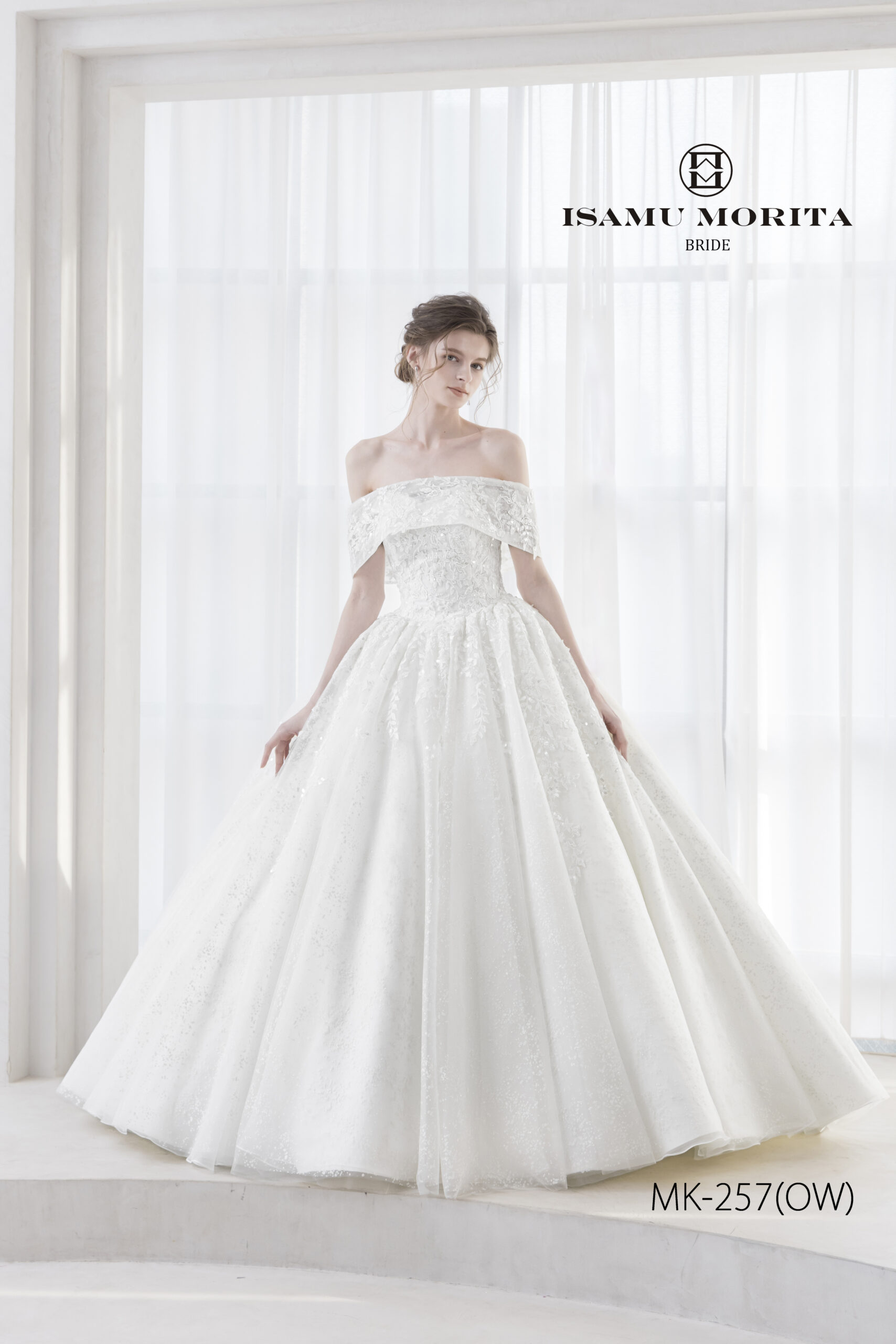 MK-257(OW) ウェディングドレス｜ISAMU MORITA