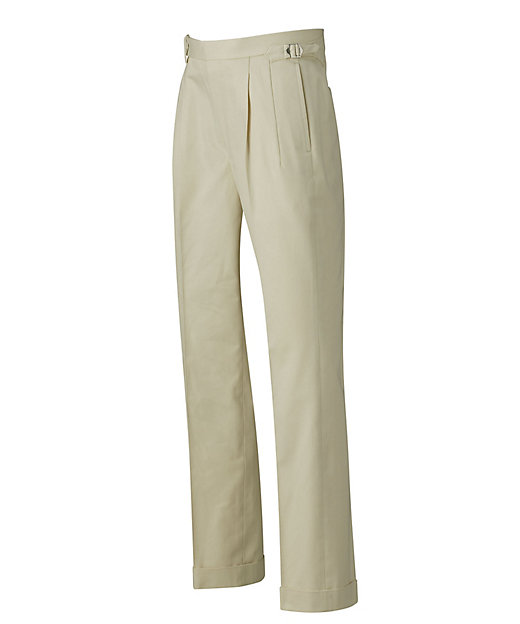 ベルトレスサイドアジャスタースラックス