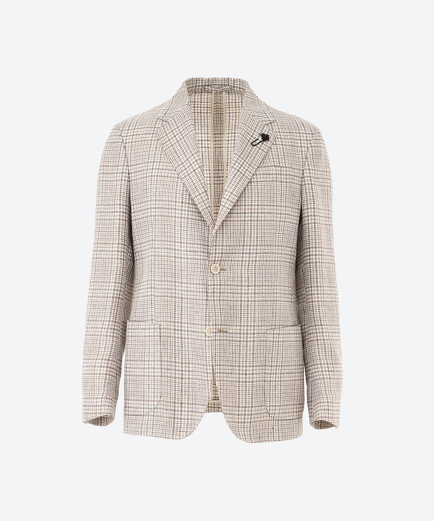 シングル2ボタン グレンチェック ジャケット LA25S／A